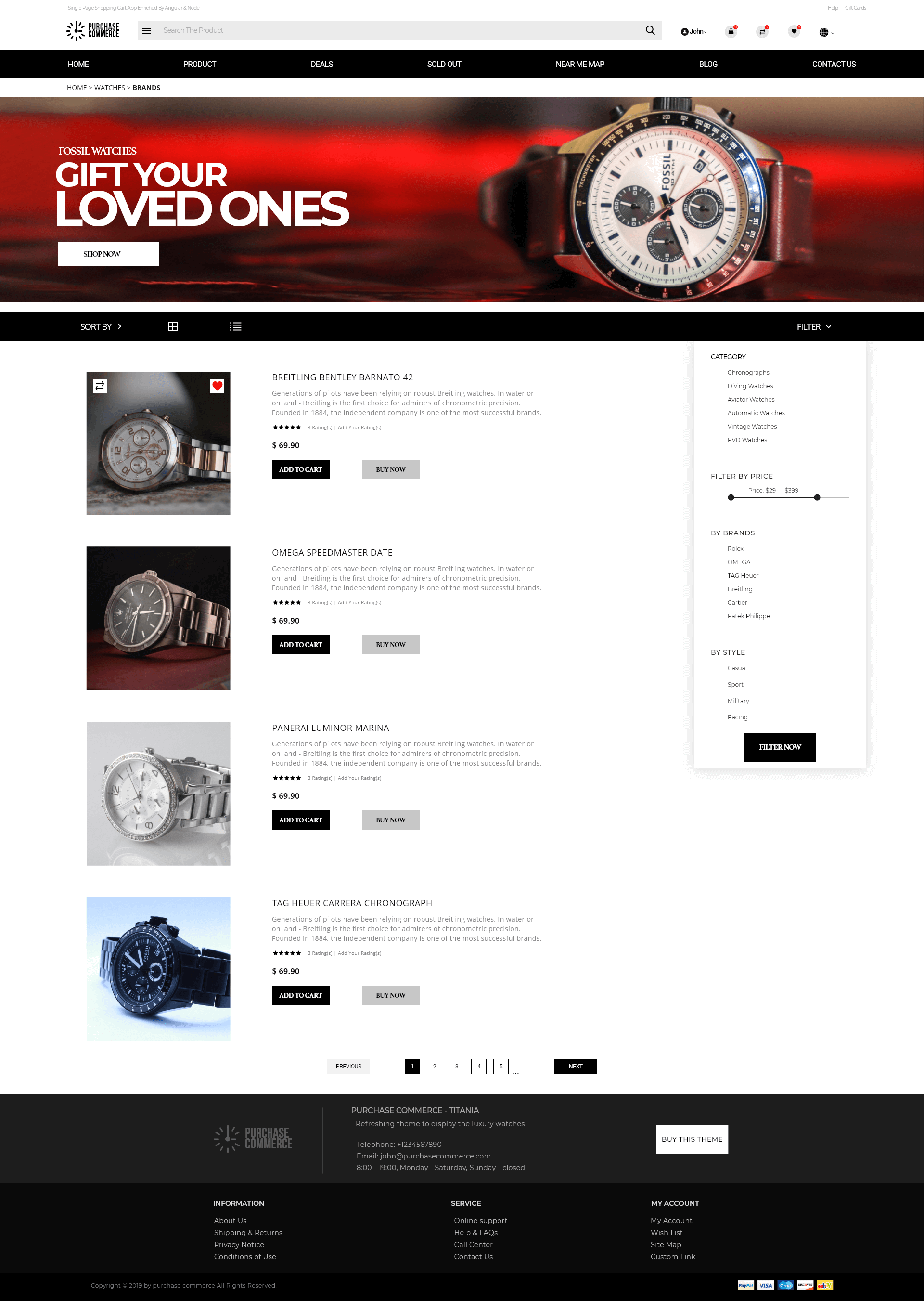 watches-ecommerce-website-templates